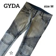GYDA ジェイダ バイカーデニム スキニー ストレッチ Mサイズ