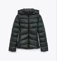 【新品•期間限定お値下げ】ZARAザラフーデッドパフジャケット