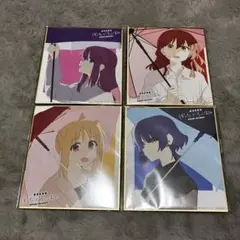 劇場総集編 ぼっち・ざ・ろっく！Re: 入場者特典ミニ色紙 全4種コンプリート