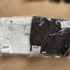 アンティカ　ワイドタックパンツ 2本セット