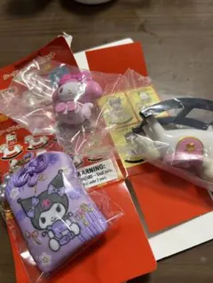 【値下げ】サンリオ　マイメロセットシークレットお守り　風根付け　シークレット木馬