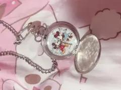 ディズニー ミッキーミニー 懐中時計