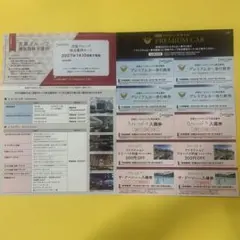京阪グループ株主優待冊子　ひらかたパーク入園券 （ザ•ブーン、フリーパス割引券）のサムネイル