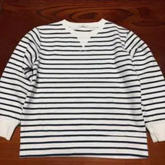 GUストライプ長袖カットソー