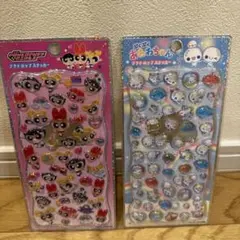 あわわちゃん　パワーパフガールズ　プチドロップステッカー