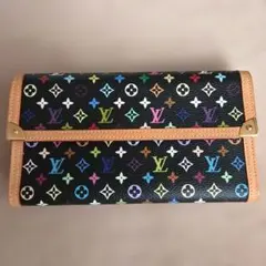 LOUIS VUITTON マルチカラー 長財布 - メルカリ