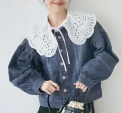 デニムジャケット gジャン ボリュームスリーブデニムジャケット