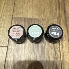 agehaジェル3個セット (Opti Color 4-23, 180, 254