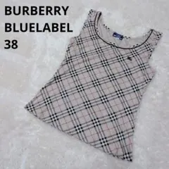 BURBERRY BLUELABEL ノバチェック タンクトップ - メルカリ