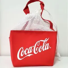 Coca-Cola　メッシュ巾着袋　ノベルティ　景品　コカ・コーラのサムネイル