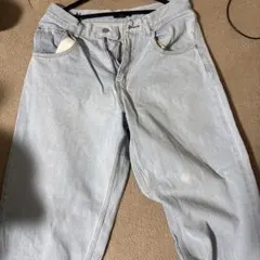 BEAMS HEART ストレートデニム Sサイズ ライトブルー