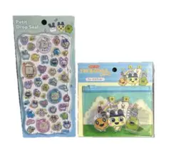 新品未開封正規品　たまごっちのおみせっちシリーズフレークステッカー　プチドロップ
