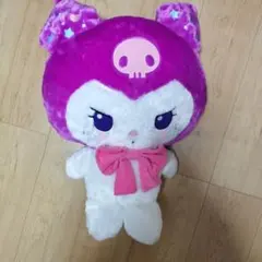 ゆるかわ　サンリオキャラクターズ　スーパーラージぬいぐるみ　クロミ