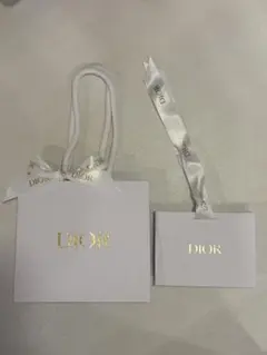 Dior ショップ袋 ギフト用リボン付き ミニサイズのサムネイル