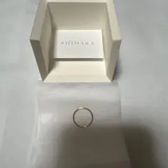 SHIHARAシハラLine Ring 1.0 K18YG 1.5号マット 新品のサムネイル