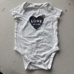 baby gap LOVE MY DAD ロンパース 12-18ヶ月