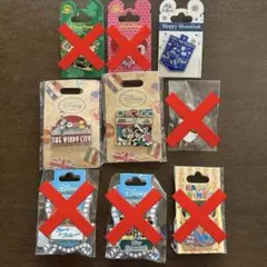 カルフォルニアディズニーランド・ディズニーストアピンズ3個セット