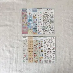 【新品未開封】seria DAISO シール　ステッカー　まとめ売り　10枚