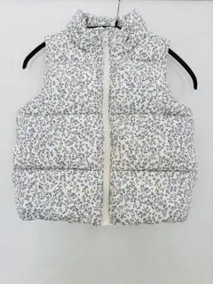 【新品】H&M 花柄 中綿ベスト 100/105㌢