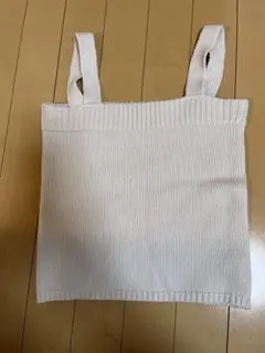 ホワイトキャミソール Mサイズ アクリル100%