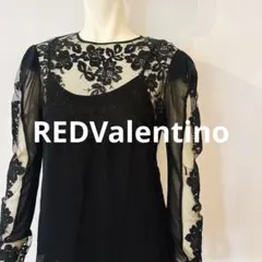 美品 REDValentino レース付き長袖シャツ 美品 REDValentino レース付き長袖シャツ RED VALENTINO（シャツ