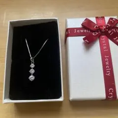 シルバークリスタルネックレス