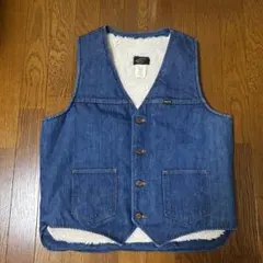 70s Maverick デニムベスト 裏ボア USA製 Lサイズ