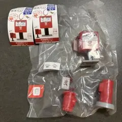郵便ポストガチャキーホルダー2個セット
