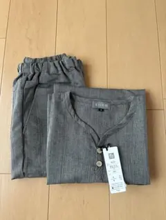 ★希少★越後むら糸染め　素材の極　綿麻入り　風流ルームウェア