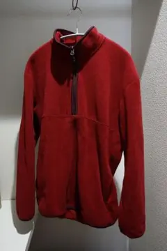 UNIQLO 赤 ハーフジップ フリースジャケット L