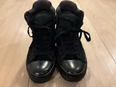 希少　コンバース　ブラック　ハイカット　スニーカー