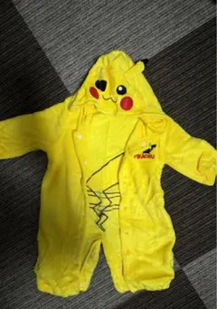 ベビー服　フリース防寒　ピカチュウ