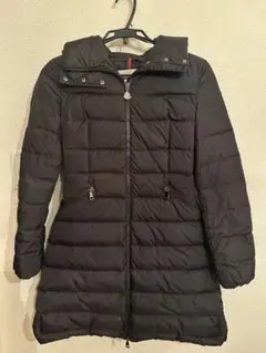MONCLER FLAMMETTEロングダウンジャケット 00 ブラック
