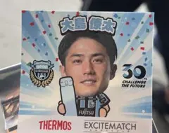 川崎フロンターレ　ガチャフロ サーモス　ステッカー　10番　大島僚太