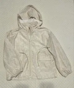 アプレレクール ミモザ柄 ウィンドブレーカー 撥水加工 140cm