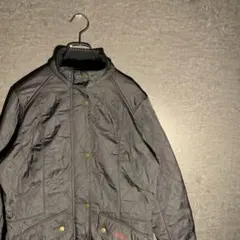 BARBOUR バブアー キルティング ナイロンジャケット 刺繍