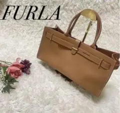 FURLA ブラウン トートバッグ