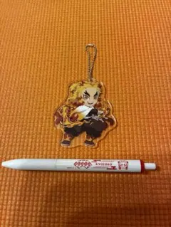 鬼滅の刃 煉獄杏寿郎 アクリルキーホルダー ボールペン 2点セット