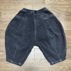 【BREEZE】90サイズ バルーンパンツ コーデュロイ　チャコールグレー