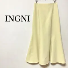 INGNI バックレースアップ マーメイドスカート　ロングスカート
