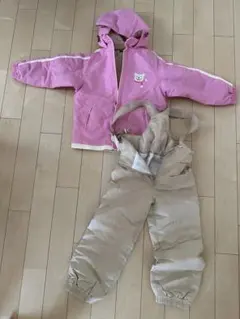子ども用スキーウェア フード付き