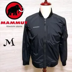 【最終】MAMMUT マムート MA-1 ボンバージャケット 黒 Mのサムネイル