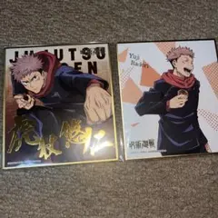 呪術廻戦　虎杖悠仁　ミニ色紙2枚