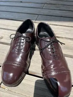 ファビオルスコーニ ウィングチップ ビブラム 厚底 ボルドー 35 Y1886 