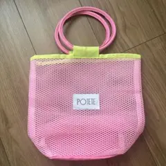 POTETE メッシュノベルティバッグ ピンク