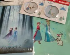 Disney アナと雪の女王2 クリアファイルとエコバッグと缶コースターのセット