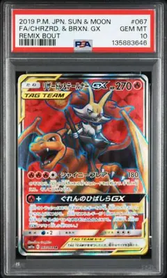 リザードン&テールナーGX SR PSA10