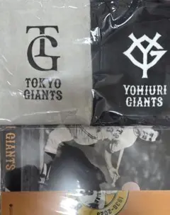 送料無料 ジャイアンツ ティファニーコラボタオル＆長嶋クリアファイル2枚セット。