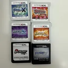 ポケットモンスター 3DSソフト 4本　DSソフト2本のサムネイル