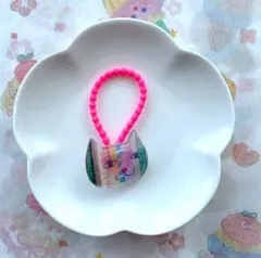 カラフルな猫のヘアゴム④（ゴムの取替可能）